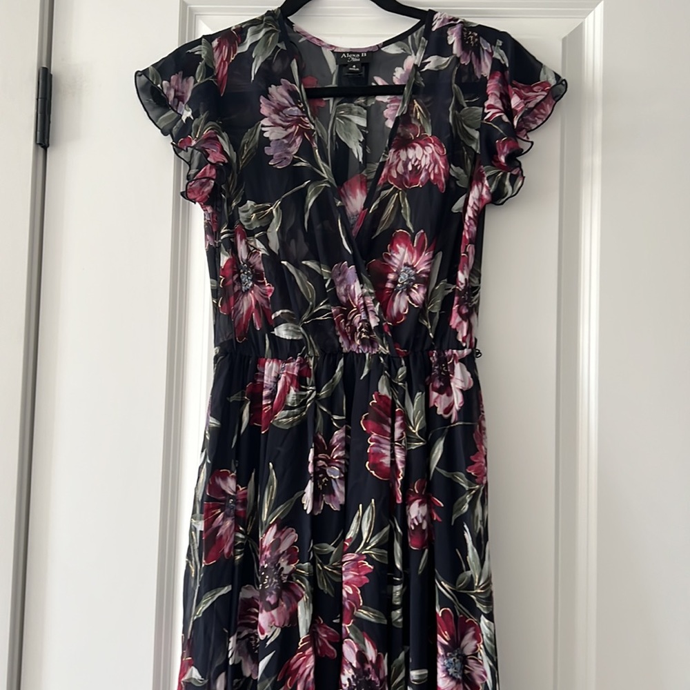 Alexa B Nites Floral Maxi Dress